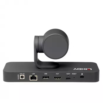 Lindy 38422 video conferencing camera 8 MP Black 3840 x 2160 pixels 30 fps