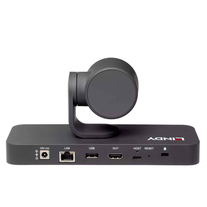 Lindy 38422 video conferencing camera 8 MP Black 3840 x 2160 pixels 30 fps