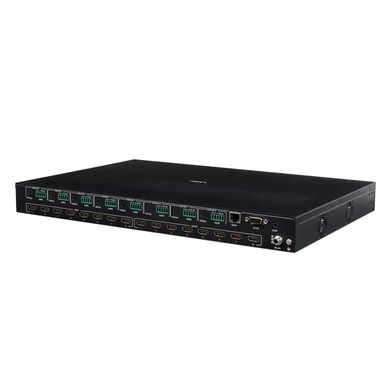 Lindy 38434 matrix switcher Scaling matrix switcher Built-in display