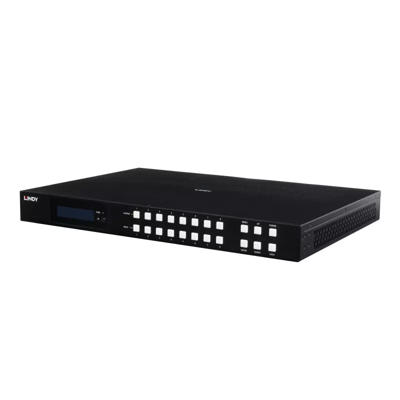Lindy 38434 matrix switcher Scaling matrix switcher Built-in display
