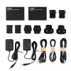 Lindy HDMI, KVM & IR over IP Extender, Transmitter & receiver, Wired, 150 m, Cat5e, Cat6, Black, Metal
