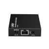 Lindy HDMI, KVM & IR over IP Extender, Receiver, Transmitter & receiver, Wired, 150 m, Cat5e, Cat6, Black, Metal