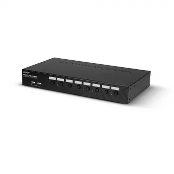 Lindy 39538 KVM switch Rack mounting Black