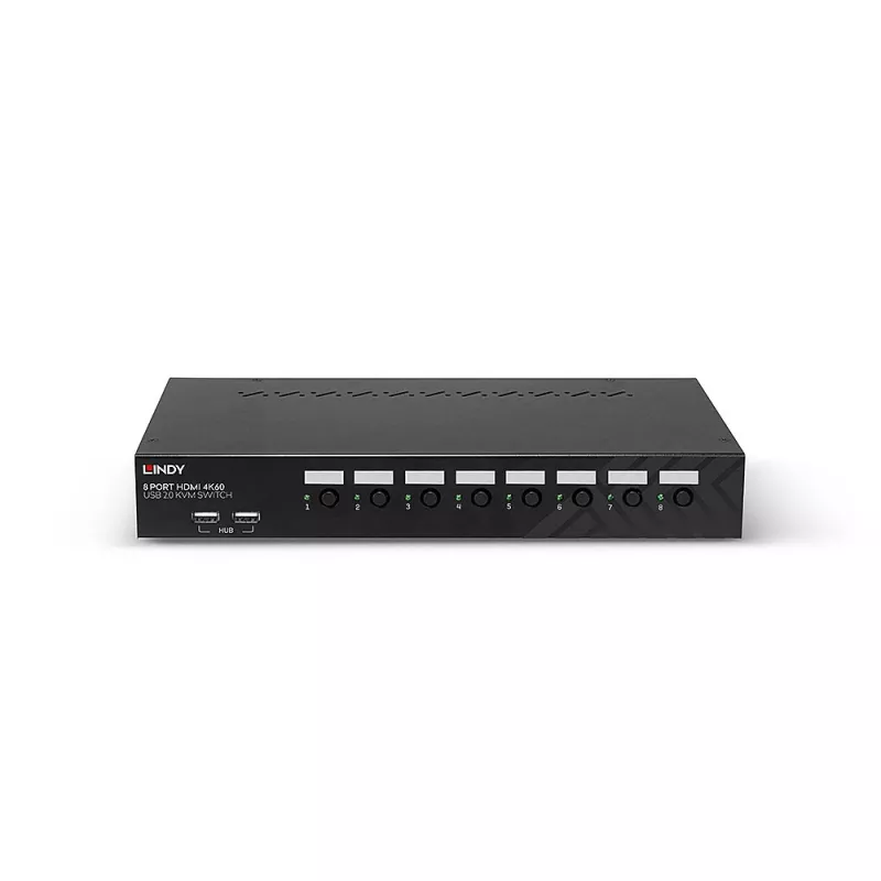 Lindy 39538 KVM switch Rack mounting Black