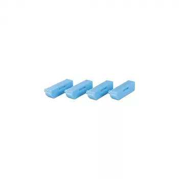 Lindy 40324 port blocker Port blocker + key DisplayPort Blue Acrylonitrile butadiene styrene (ABS) 5 pc(s)