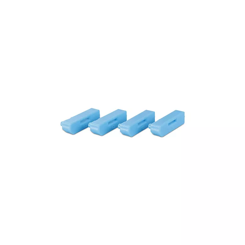 Lindy 40324 port blocker Port blocker + key DisplayPort Blue Acrylonitrile butadiene styrene (ABS) 5 pc(s)