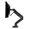 Lindy Single Display Gas-Spring Desktop Mount, 6.5 kg, 43.2 cm (17 inch), 68.6 cm (27 inch), 75 x 75 mm, 100 x 100 mm, Black