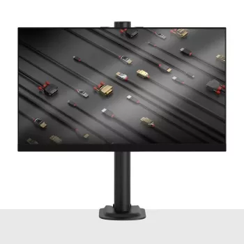 Lindy Stubby Fixed Display Mount, 8 kg, 33 cm (13 inch), 81.3 cm (32 inch), 75 x 75 mm, 100 x 100 mm, Black