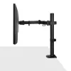 Lindy Single Adjustable Display Mount, 8 kg, 33 cm (13 inch), 81.3 cm (32 inch), 75 x 75 mm, 100 x 100 mm, Black