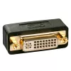 Lindy Premium DVI-D Coupler, Male to Female, DVI-I, DVI-D, Black