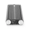 Lindy USB 3.2 Gen 2 x2 NVMe M.2 SSD Enclosure, SSD enclosure, M.2, PCI Express, 20 Gbit/s, USB connectivity, Silver