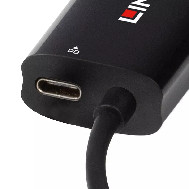 Lindy 43328 laptop dock/port replicator USB 3.2 Gen 1 (3.1 Gen 1) Type-C Black