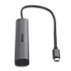 Lindy 43385 interface hub USB Type-C 10000 Mbit/s Grey