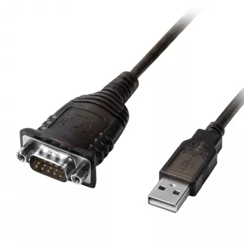 Lindy 43413 serial cable Grey 1.5 m USB Type-A RS-232