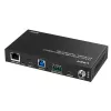 Lindy 100m Cat.6A 2 Host USB 3.2 Gen 1 HDBaseT Extender, Network transmitter & receiver, 100 m, 480 Mbit/s, Cat6a, VS6320, Phosphor bronze