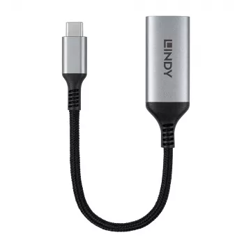 Lindy 43428 video cable adapter 0.15 m USB Type-C HDMI Grey