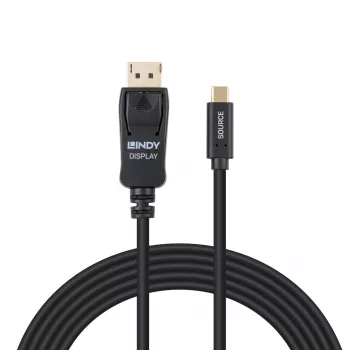 Lindy 2m USB Type C to DisplayPort 4K60 Adapter Cable with HDR