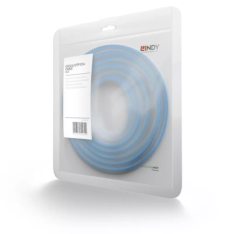 Lindy 48177 networking cable Blue 10 m Cat6 U/UTP (UTP)