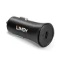 Lindy Single Port USB Type C PD Car Charger, 27W, Auto, Cigar lighter, 12 V, 3 A, Black