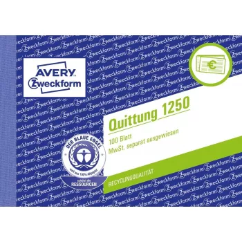 Accounting form/book A6 Avery 1250
