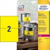Self-adhesive label Avery L6130-20 Rectangle Yellow