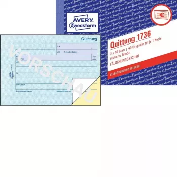 Accounting Form Book A6 Avery 1736-5