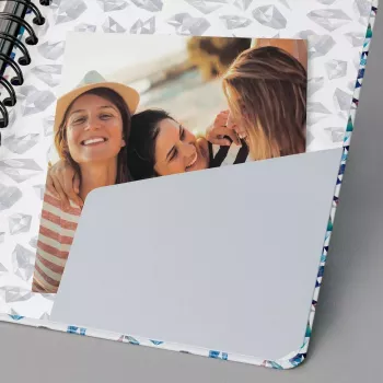 Writing Notebook Sigel Jolie JN616 A5 60 Sheets Blue Pink Violet White