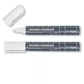 Marker Sigel BA715 2 pcs Fine/Bullet tip White
