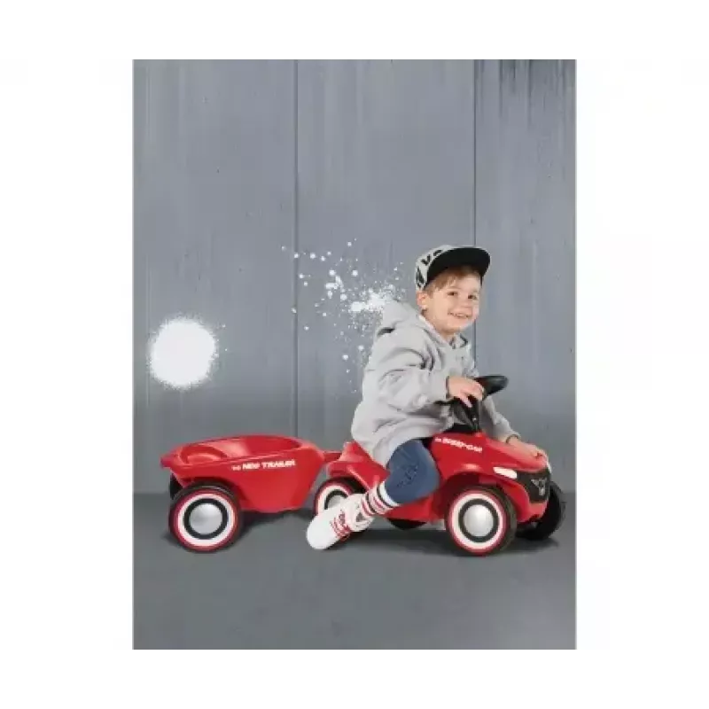 Toy car trailer Simba‑Dickie BIG Bobby‑Car Neo Trailer — plastic, red, for ages 1–5