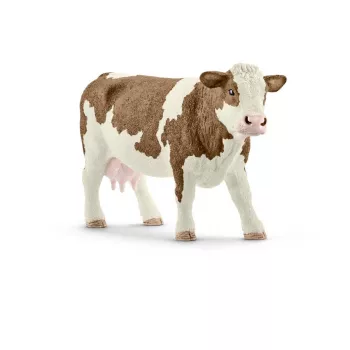 schleich FARM WORLD Simmental cow, 3 yr(s), Farm, Farm animals / farm toys, Multicolour, Plastic, 1 pc(s)