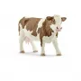 schleich FARM WORLD Simmental cow, 3 yr(s), Farm, Farm animals / farm toys, Multicolour, Plastic, 1 pc(s)