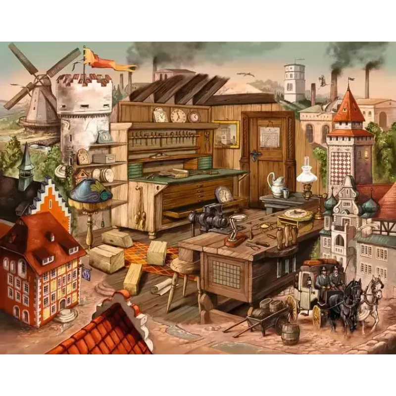 Jigsaw puzzle Ravensburger 17447 — 919 pieces, 640 mm width, recommended age 14+