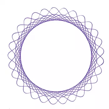 Children's spirograph Ravensburger 297740 with stencil and 2 markers, multicolour, for ages 6+