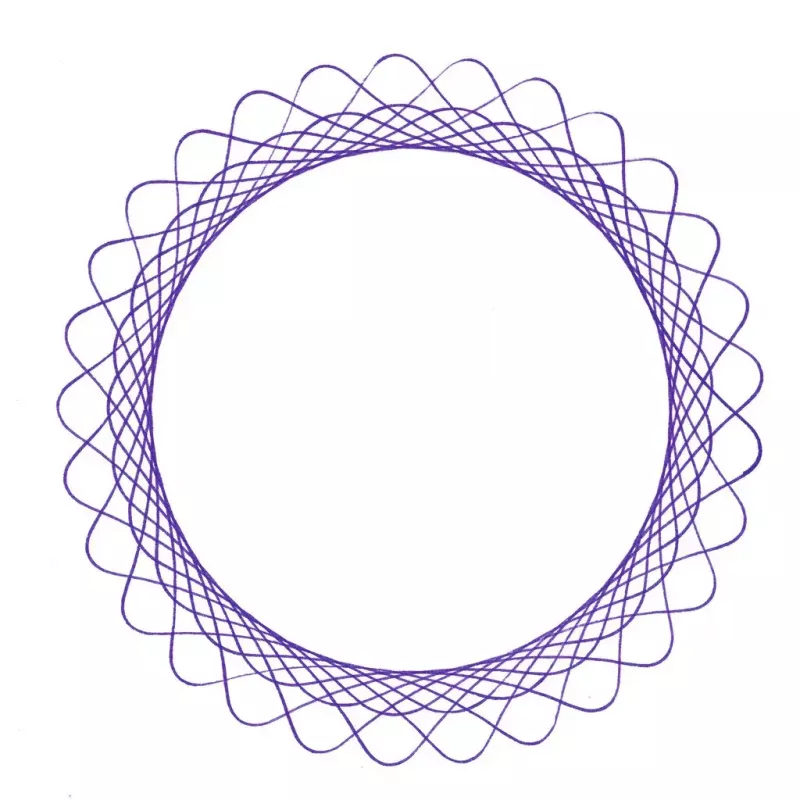 Children's spirograph Ravensburger 297740 with stencil and 2 markers, multicolour, for ages 6+
