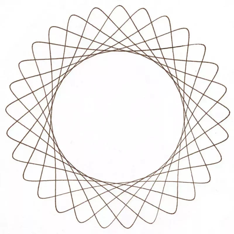 Children's spirograph Ravensburger 297740 with stencil and 2 markers, multicolour, for ages 6+