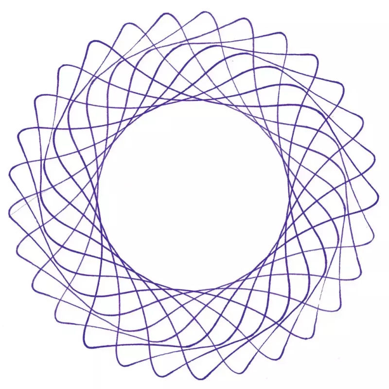 Children's spirograph Ravensburger 297740 with stencil and 2 markers, multicolour, for ages 6+