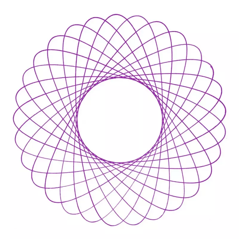 Children's spirograph Ravensburger 297740 with stencil and 2 markers, multicolour, for ages 6+