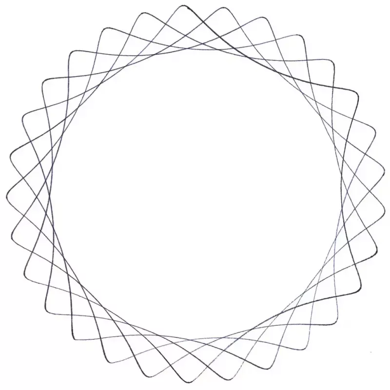 Children's spirograph Ravensburger 297740 with stencil and 2 markers, multicolour, for ages 6+