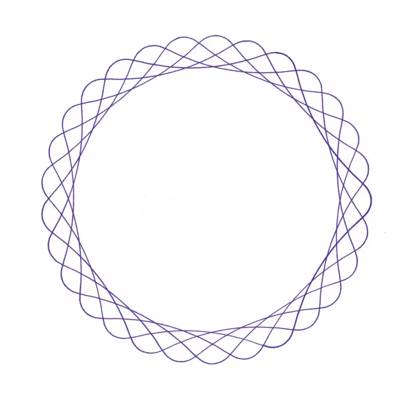 Children's spirograph Ravensburger 297740 with stencil and 2 markers, multicolour, for ages 6+