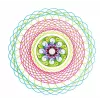 Children's spirograph Ravensburger 297740 with stencil and 2 markers, multicolour, for ages 6+