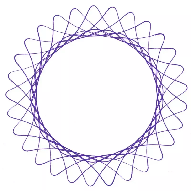 Children's spirograph Ravensburger 297740 with stencil and 2 markers, multicolour, for ages 6+