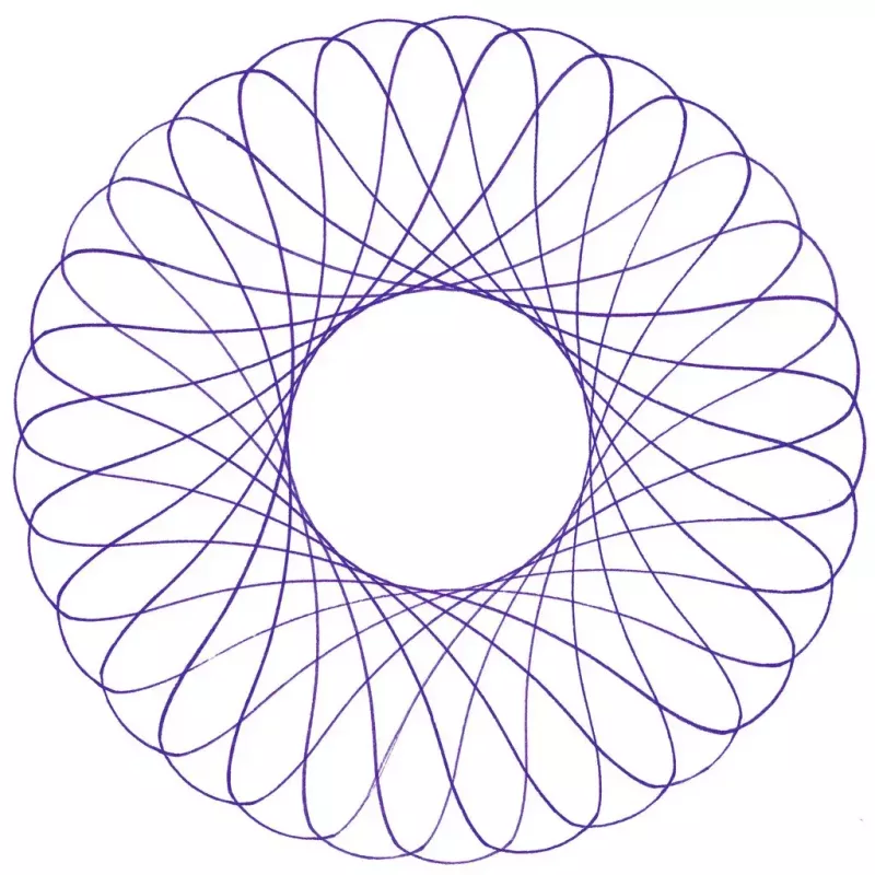 Children's spirograph Ravensburger 297740 with stencil and 2 markers, multicolour, for ages 6+