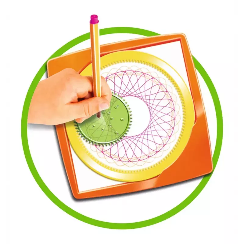 Children's spirograph Ravensburger 297740 with stencil and 2 markers, multicolour, for ages 6+