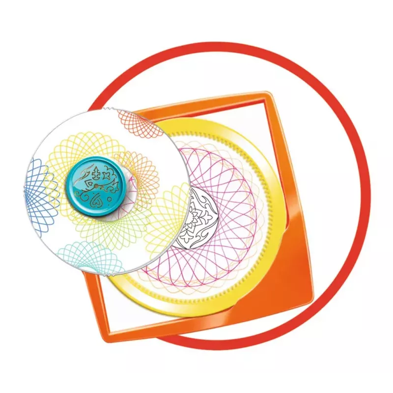 Children's spirograph Ravensburger 297740 with stencil and 2 markers, multicolour, for ages 6+