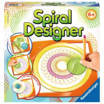 Children's spirograph Ravensburger 297740 with stencil and 2 markers, multicolour, for ages 6+