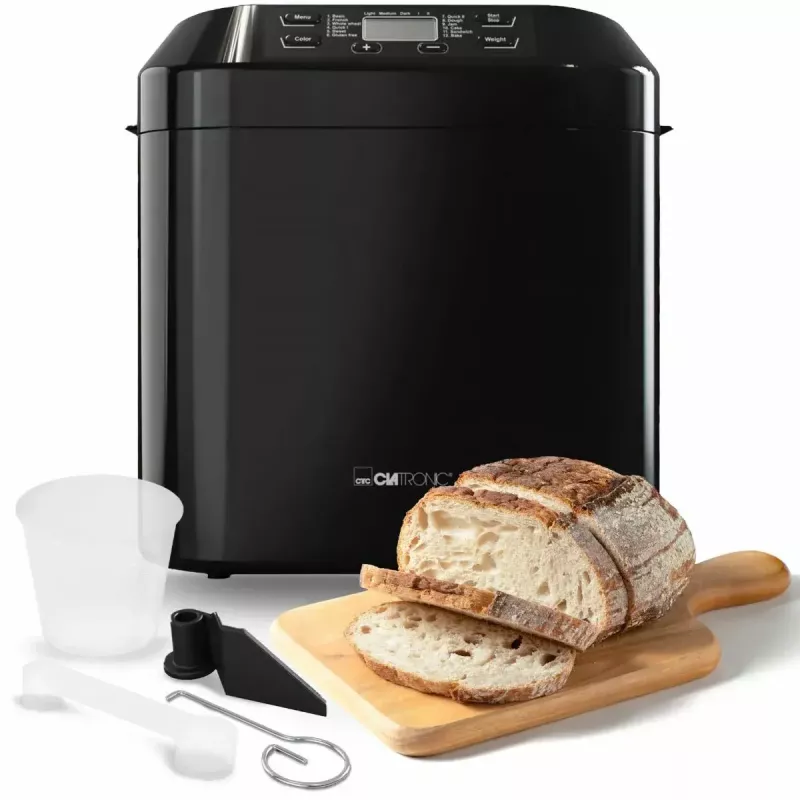 Bread maker CLATRONIC BBA 3774 550W – 3 L pan, up to 1.5 kg loaf, 12 programs, LCD timer