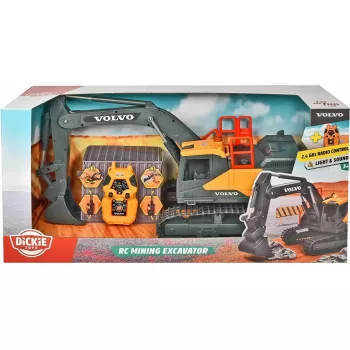RC Excavator Dickie Volvo Mining 2.4 GHz remote-controlled construction model