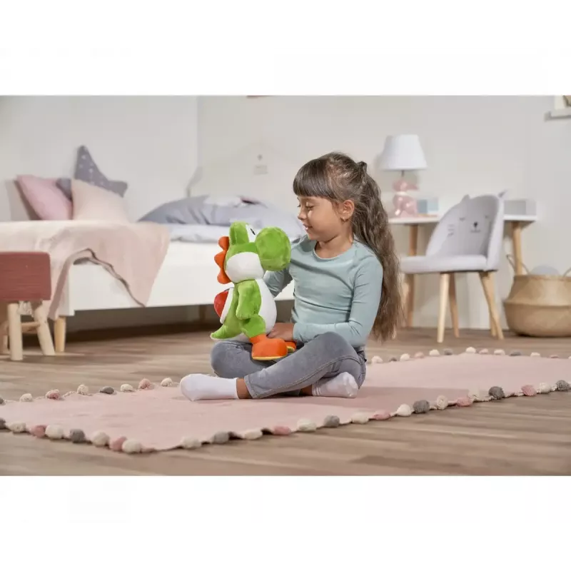 Stuffed Toy character Yoshi by Simba-Dickie, Super Mario theme, model 109231012, approx. 30 cm