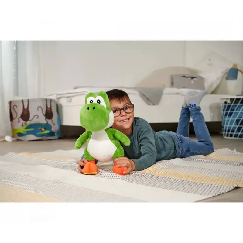 Stuffed Toy character Yoshi by Simba-Dickie, Super Mario theme, model 109231012, approx. 30 cm