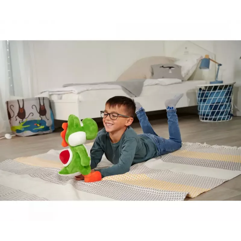Stuffed Toy character Yoshi by Simba-Dickie, Super Mario theme, model 109231012, approx. 30 cm
